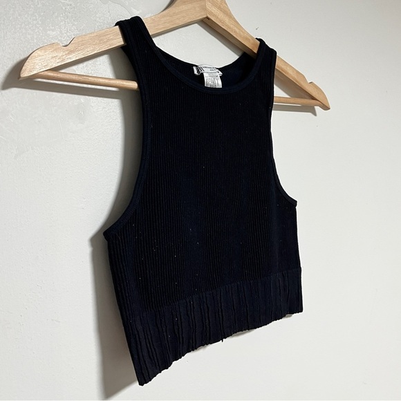 Zara Ribbed Cropped Knit Tank Top - XS - Picture 7 of 10